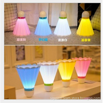 night light rechargeable led table lamps led badminton lamp